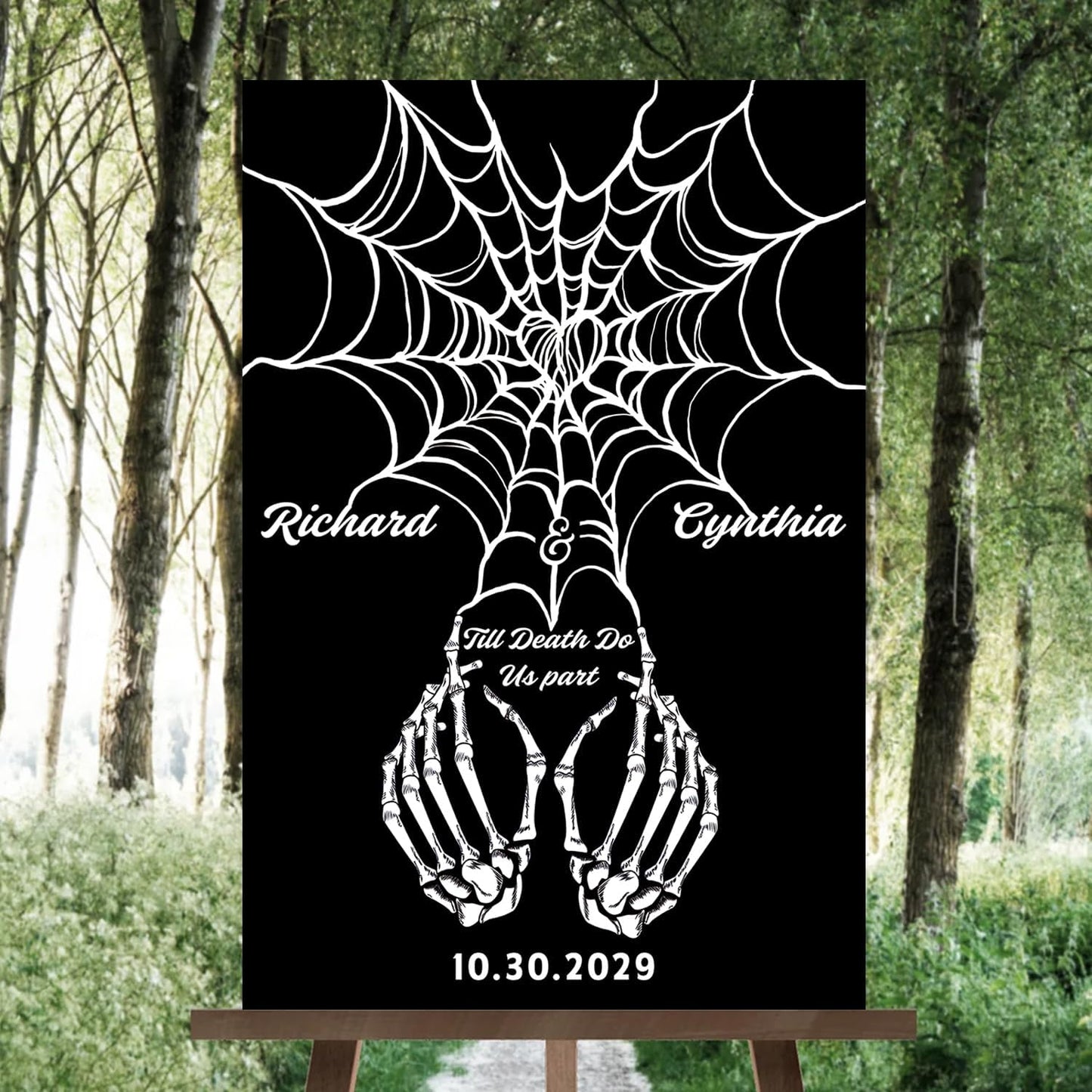 Halloween Wedding Welcome Sign, Gothic Welcome Sign Black Burgundy Wedding Sign, Wedding Sign Halloween Wedding, Gothic Wedding, Wedding Welcome Signs For Ceremony, Wedding Sign