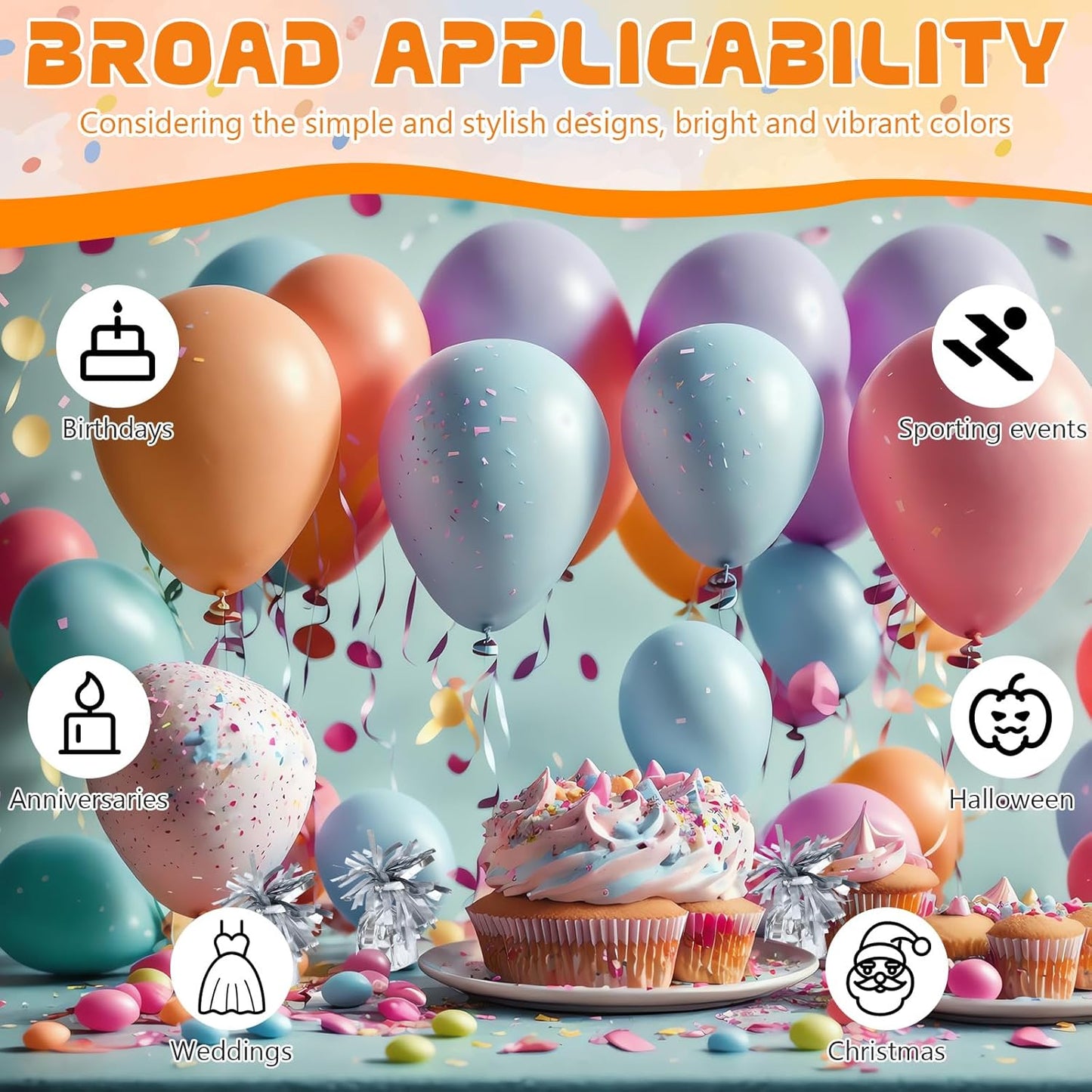 8 Pcs Silver Metallic Balloon Weights Holder Anchors Balloon Holder Weights for Helium Balloons Birthday Graduation Party Christmas Wedding Celebration Decoration (Silver)