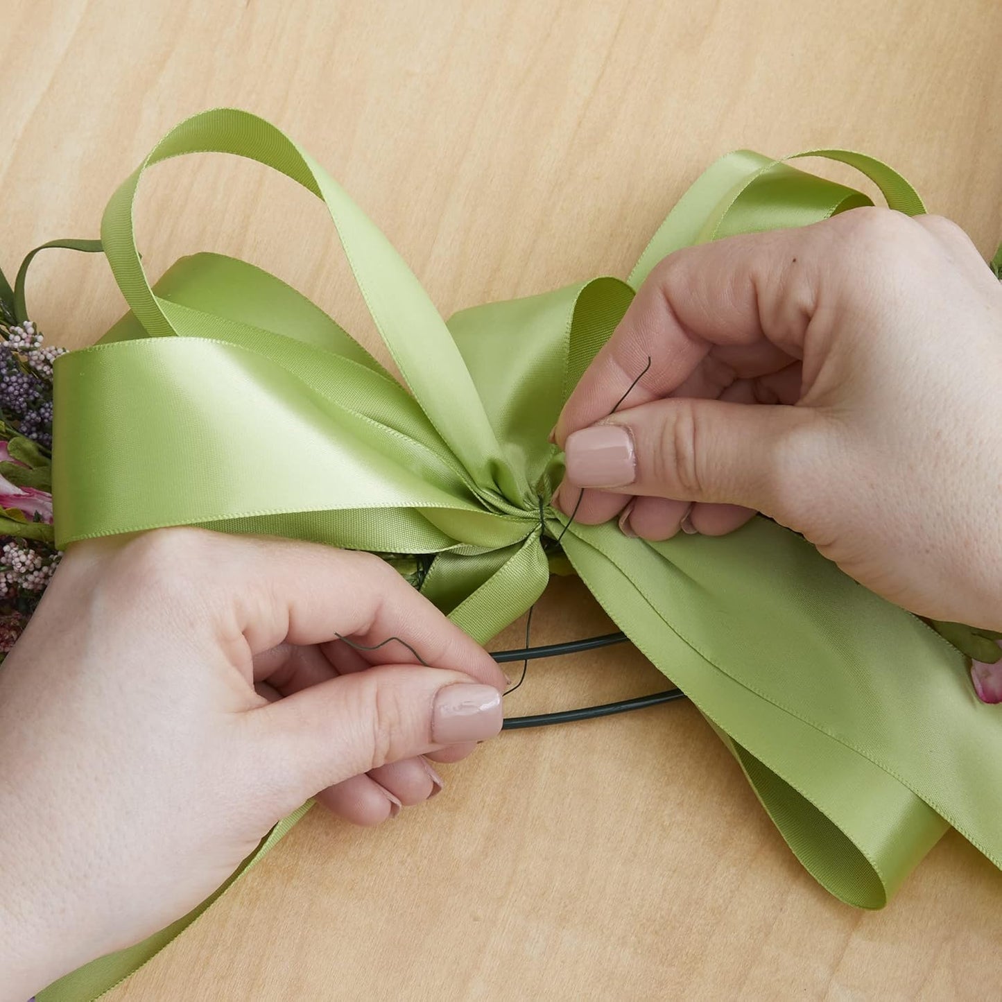 FloraCraft 21 Gauge Floral Wire 0.5 Pound Spool Green