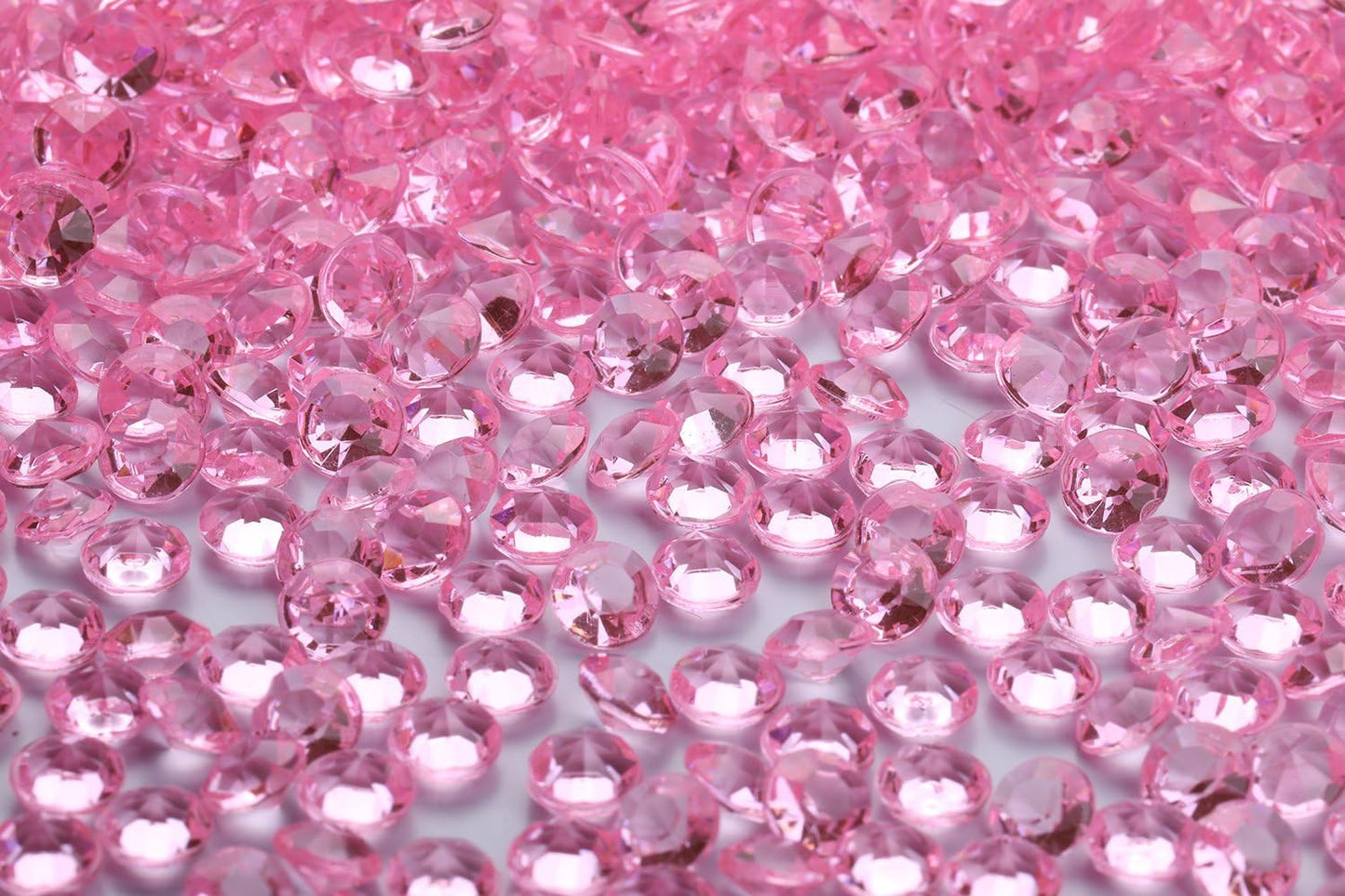 5000 pcs/Pack Wedding Table Scatter Confetti Crystals Acrylic Diamonds 6 mm Rhinestones for Wedding, Bridal Shower, Vase Beads Decorations (6mm, Pink)