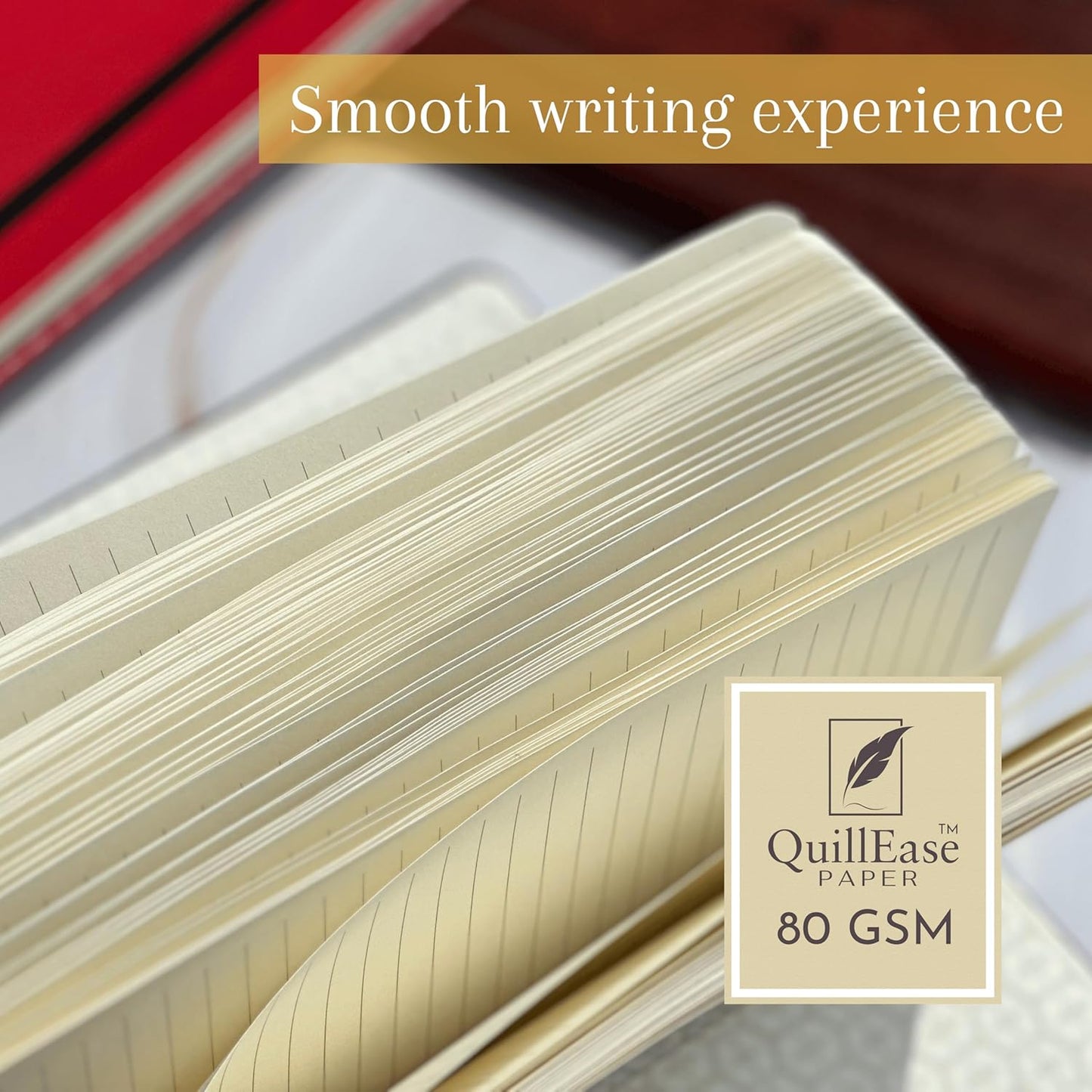 SETTINI Dotted Journal, Ideal for Bullet Journaling - A5 Vegan Leather Notebook, 192 Archival-Quality Pages, QuillEase Bleed-Free Paper, Inner Pocket & Bookmark - Elephant Gifts for Women & Men, Grey Elephants