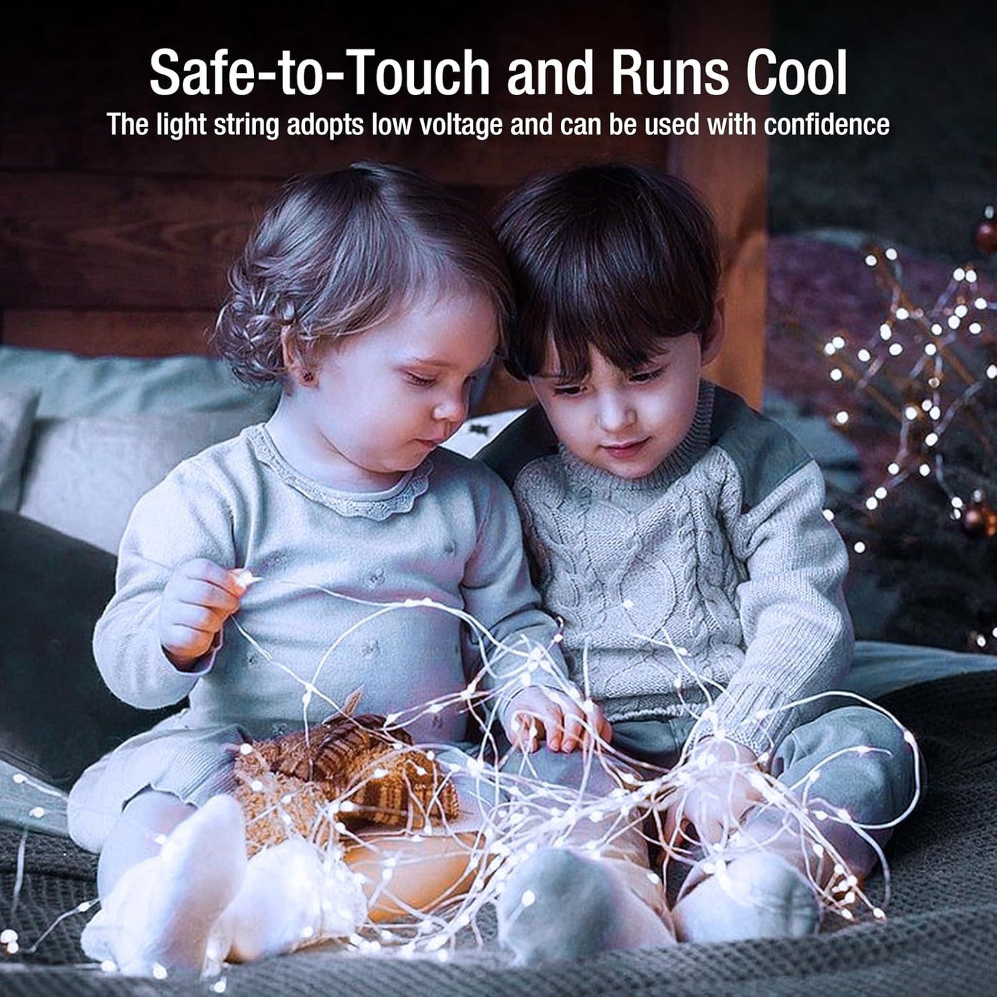 6 Pack Fairy Lights Battery Operated - 7ft 20 Led Twinkle Lights 3 Modes, Bulk Mini String Lights Waterproof for Mason Jars Vases DIY Party Wedding Decoration Christmas -Cool White