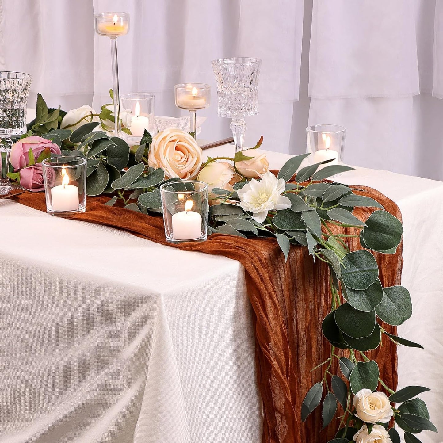 Letine 36-Pack Votive Candle Holders - Clear Glass Tea Light Holders - Glass Votive Candle Holder Bulk for Wedding Centerpieces/Home Table Decor/Propose/Christmas and Thanksgiving