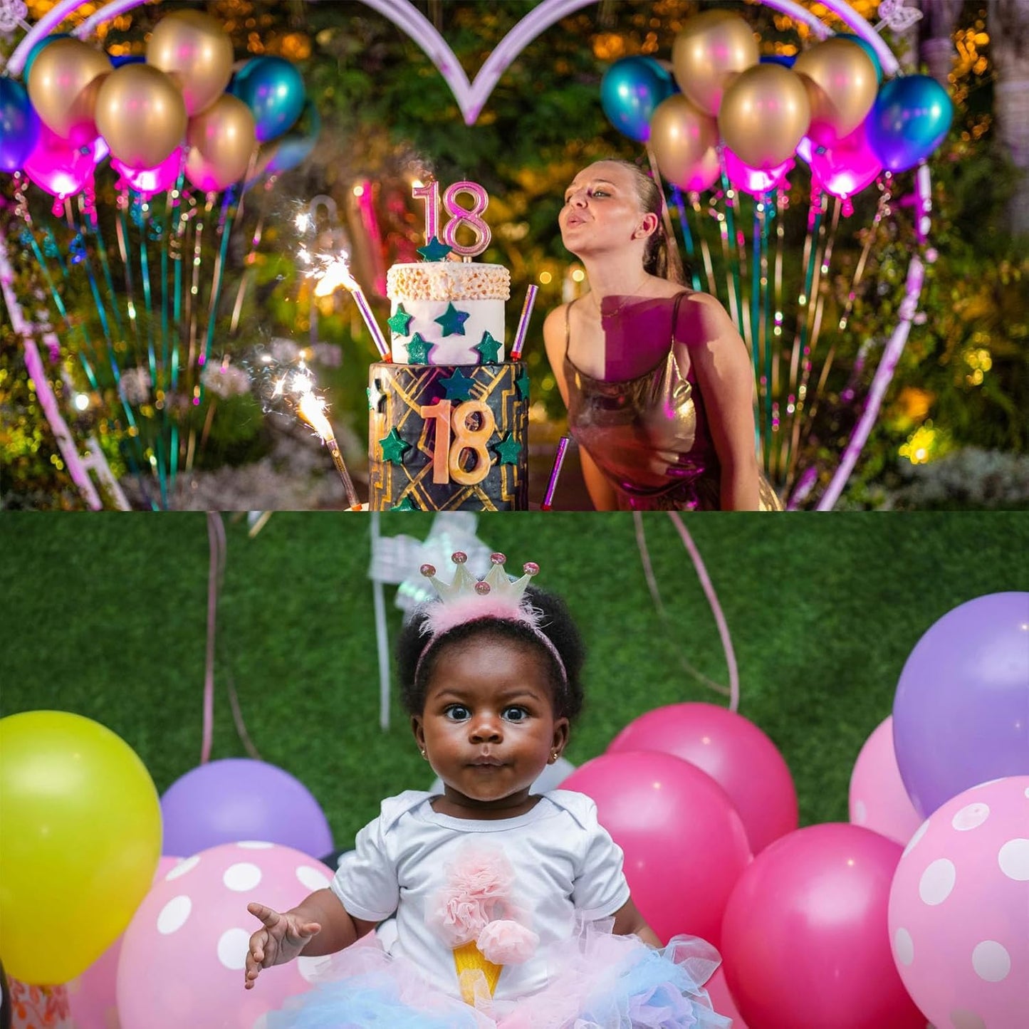 200pcs Plastic Balloon Clips Ties for Sealing H Shape Bulk Balloon Ties Clips Tool for Birthday Wedding Baby Shower Party Decorations