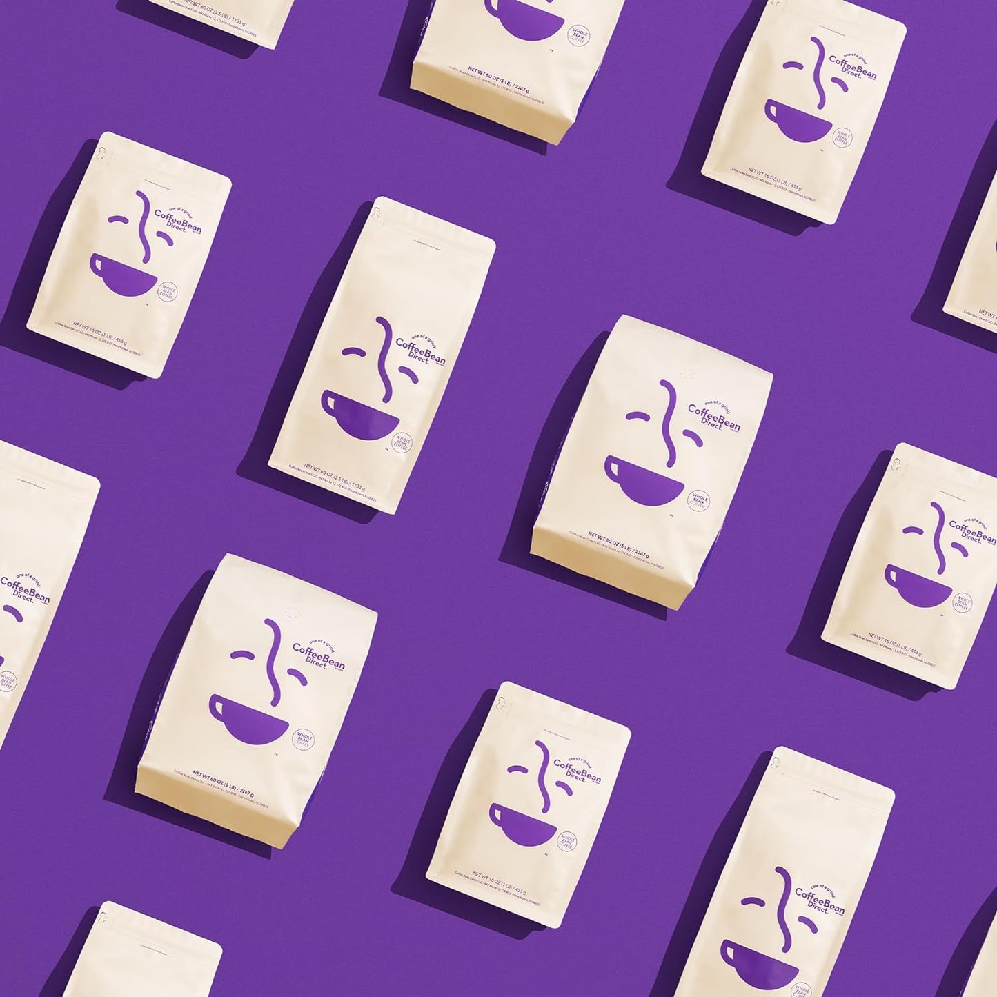 Coffee Bean Direct Medium Roast Espresso, Whole Bean Coffee, Medium Roast, 5 Pound Bag (Pack of 1)