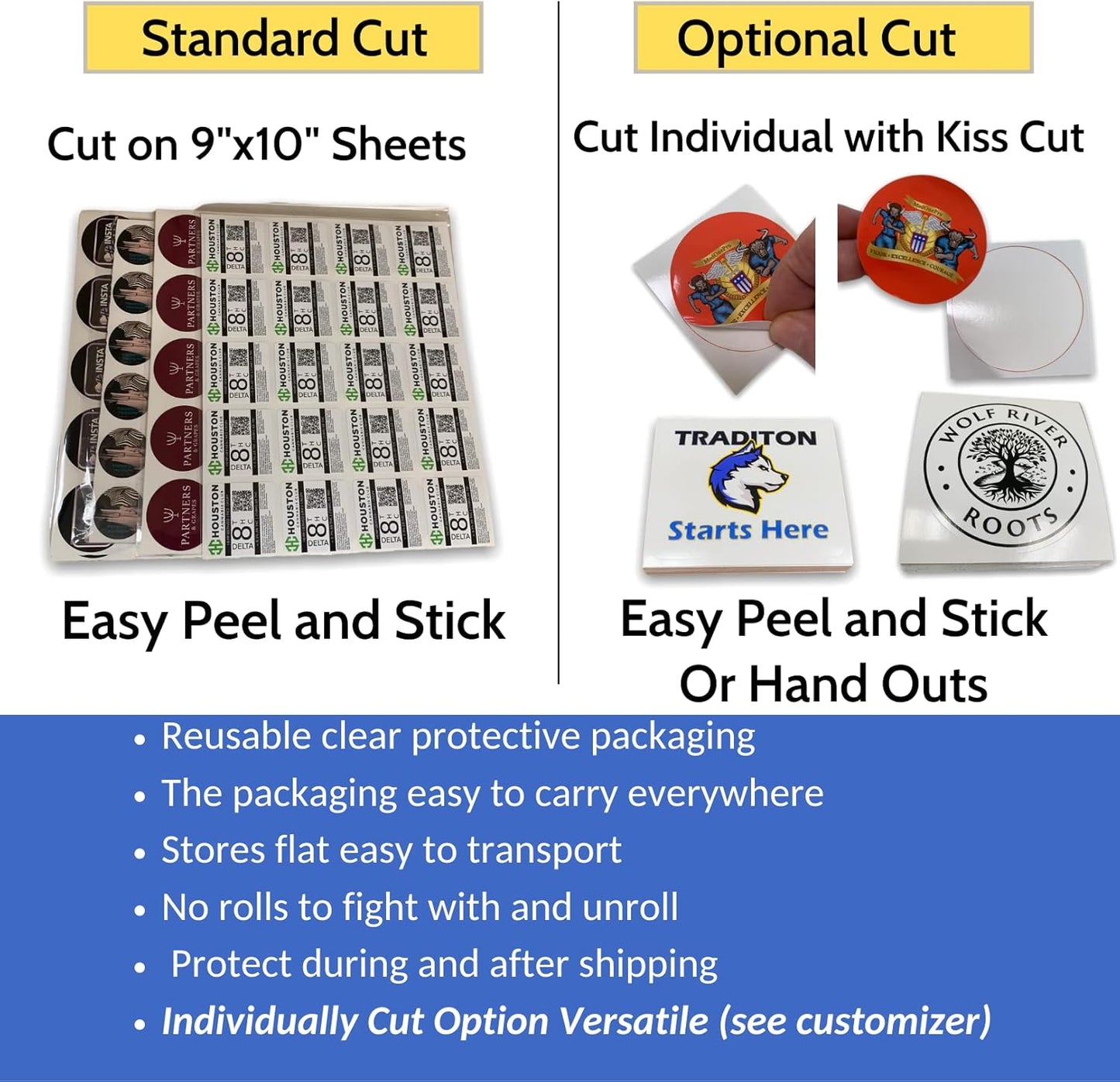 125 3x2 Oval Custom Personalized Stickers Labels Waterproof Dishwasher Safe Vinyl, Made USA, Made Any Text, Image, Logo