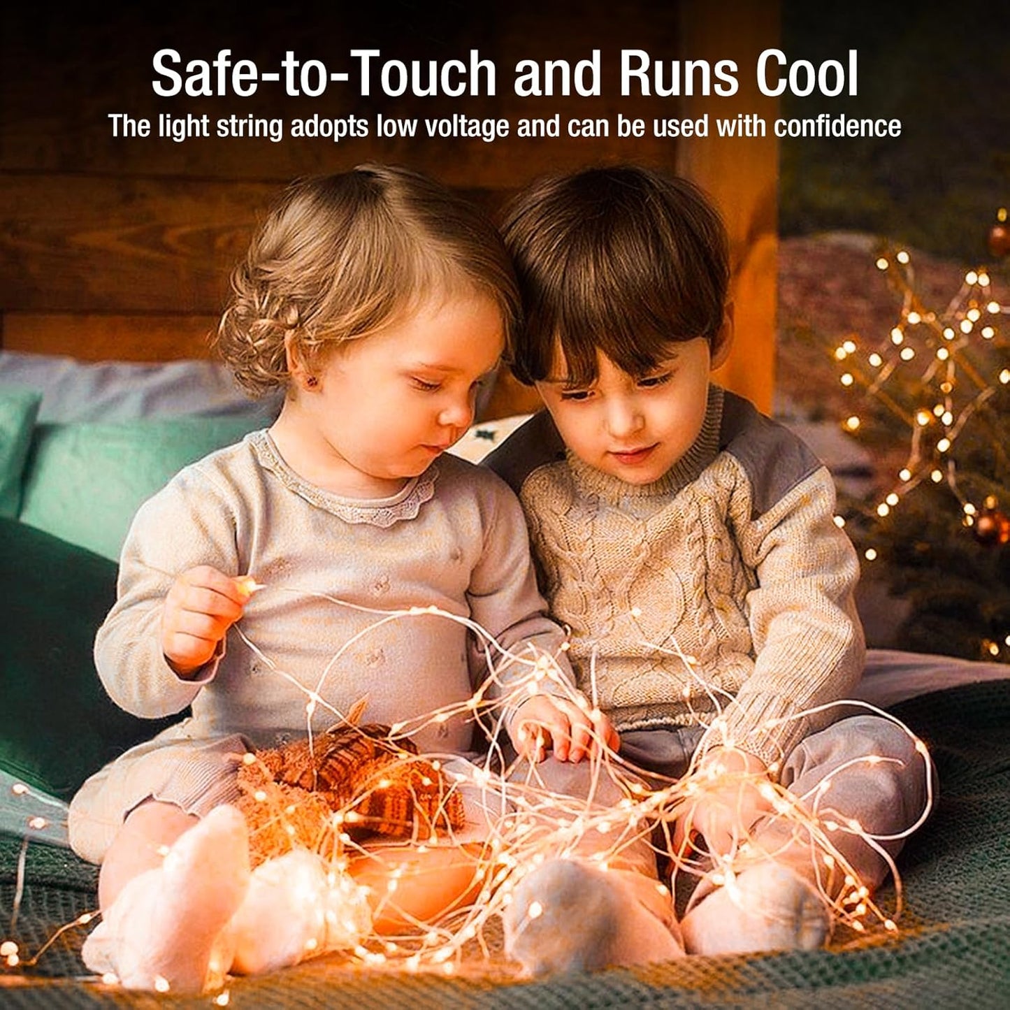 6 Pack Fairy Lights Battery Operated - 7ft 20 Led Twinkle Lights 3 Modes, Bulk Mini String Lights Waterproof for Mason Jars Vases DIY Party Wedding Decoration Christmas -Orange