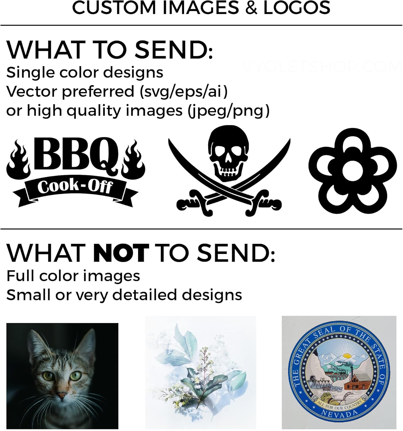 Custom Vinyl Decals | Your Own Personalized Decal | Car, Auto, Glass, Window, Business, Letters, Numbers | Any Design, Text, Image or Logo