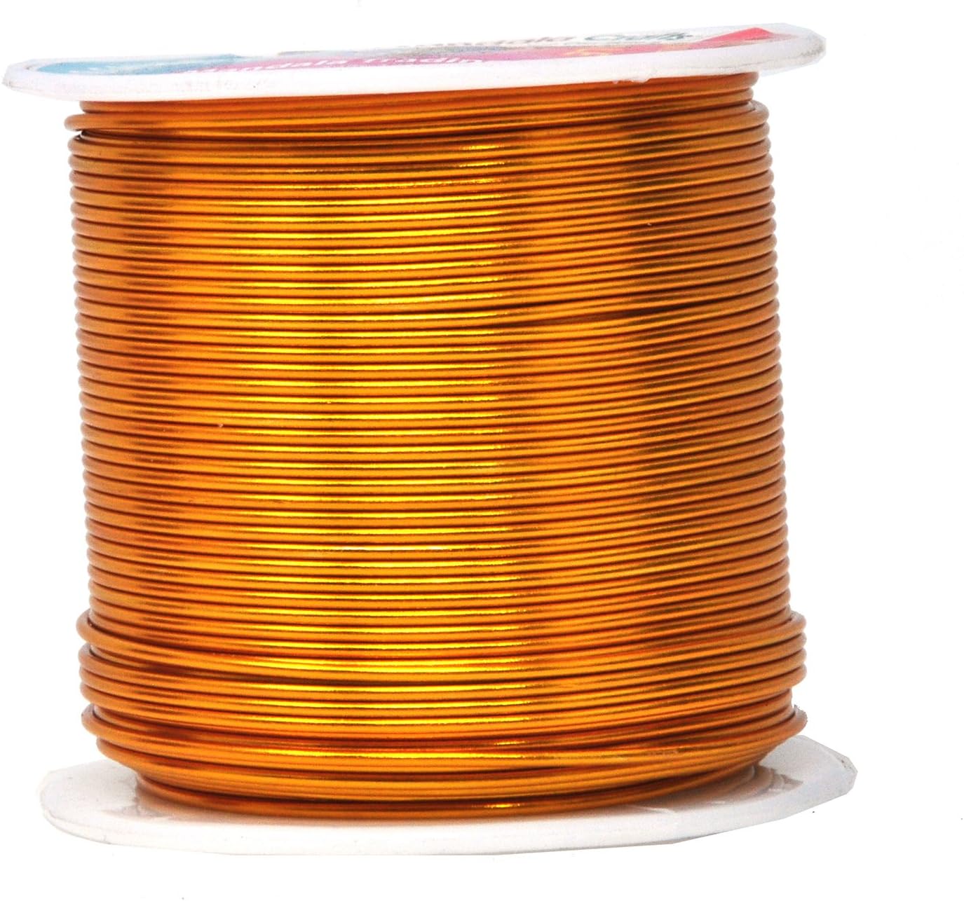 Mandala Crafts 18 Gauge Anodized Aluminum Craft Wire for Jewelry Making - 450 FT Colored Flexible Silver Copper Purple Gold Brown Red Wire - Bendable for Bonsai Armature Crafting Sculpting