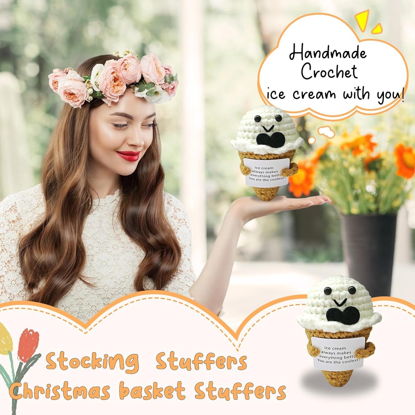 Funny Handmade Gift-Unique Cute Presents for Women & Men,Emotional Cheer Support,Birthday Gifts for Her/Him,Friends,Coworkers,Family