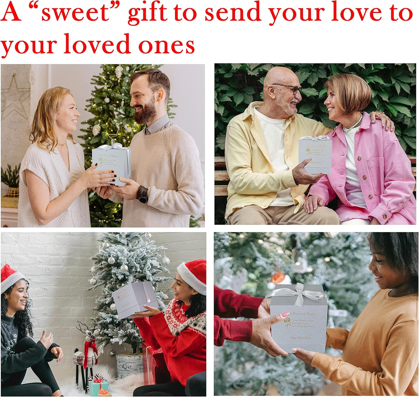 Valley of Rain & Forest Long-Lasting Real Flowers, Unique Floral Gift for You to Send Love for All Occasions, for Indoor Decoration (Champagne & Yellow Roses Arrangement)