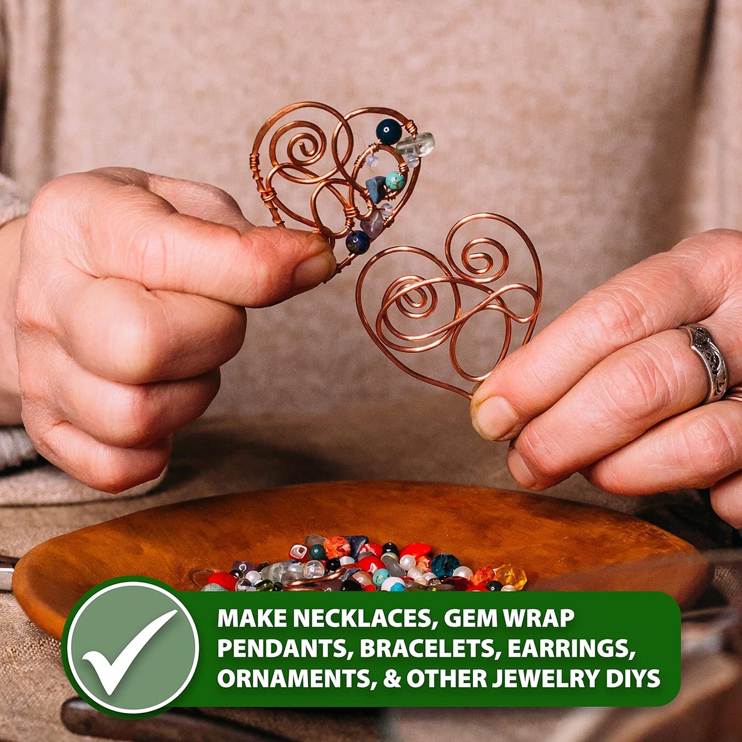 Mandala Crafts 18 Gauge Anodized Aluminum Craft Wire for Jewelry Making - 100 FT Colored Flexible Lavender Wire - Bendable for Bonsai Armature Crafting Sculpting