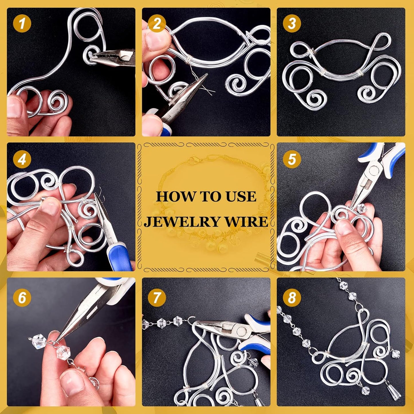 BENECREAT 10 Gauge Jewelry Craft Aluminum Wire 80 Feet Bendable Metal Sculpting Wire for Craft Floral Model Skeleton Making, Garden (Copper Tone)