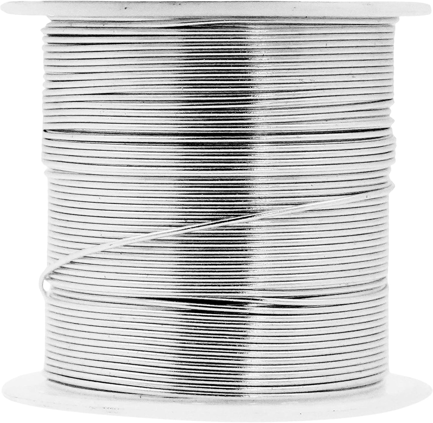 Mandala Crafts 20 Gauge Anodized Aluminum Craft Wire for Jewelry Making - 450 FT Colored Flexible Silver Copper True Blue Brown Red Kelly Green Wire - Bendable for Bonsai Armature Crafting Sculpting