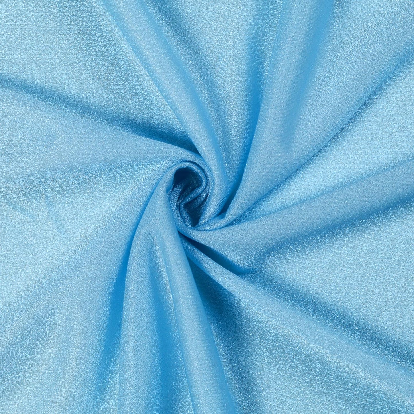 VDS Pack of 1 Panel (30 Inch X 100 Feet) Wedding Arch Draping Fabric Sheer Chiffon Fabric Drapery for Wedding Ceremony Reception Swag Backdrop Canopy Chuppah ARBO Altars Decoration (Turquoise)